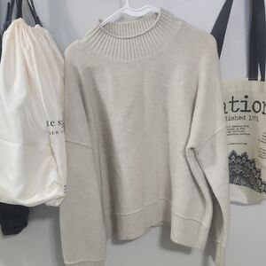Universal Thread Soft Cream Cowl Neck Sweater